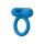 CalExotics Double Trouble Rechargeable Vibrating Penis Ring Blue Ø 3.8 cm
