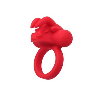 CalExotics The Matador Rechargeable Vibrating Penis Ring Red Ø 3.8 cm