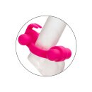 CalExotics Rockin Rabbit Rechargeable Vibrating Penis Ring Pink Ø 3.8 cm