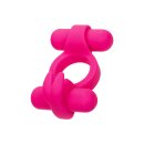 CalExotics Rockin Rabbit Rechargeable Vibrating Penis Ring Pink Ø 3.8 cm
