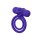 CalExotics Dual Climaxer Rechargeable Penis Ring with Clitoral Stimulation Purple Ø 3.3 cm