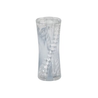 CalExotics Dual Ribbed Stroker XL 24,25 cm Clear