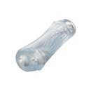 CalExotics Dual Ribbed Stroker XL 24,25 cm Clear