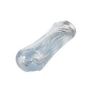 CalExotics Dual Ribbed Stroker XL 24,25 cm Clear