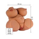 Hidden Desire Big Fat Banging Babe 10 kg 33 cm Braun