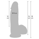 Hidden Desire Realistic Dildo Liquid Silicone 16 cm Skin