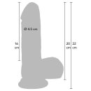 Hidden Desire Realistic Dildo Liquid Silicone 20 cm Skin