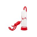 CalExotics Magnified Pump Penis Pump Red 21.5 cm Ø 7 cm