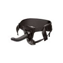 CalExotics Strap-On Dildo mit Gurt Schwarz 17,8 cm Ø  4,5 cm Taille 165 cm