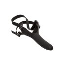 CalExotics Silicone Strap-On Dildo with Headband Black 14 cm