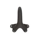 CalExotics Silicone Strap-On Dildo with Headband Black 14 cm