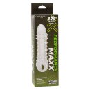 CalExotics Liquid Silicone Adonis Penis Sleeve with Extension Transparent Ø 3.25 cm