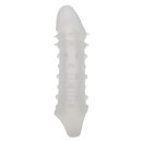 CalExotics Liquid Silicone Adonis Penis Sleeve with Extension Transparent Ø 3.25 cm