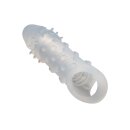 CalExotics Liquid Silicone Adonis Penis Sleeve with Extension Transparent Ø 3.25 cm