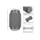 CalExotics Vibro Squeeze Pussy 16,5 cm Black