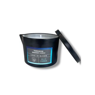 Eye of Love Pheromone Massage Candle Blue Ember 150 ml
