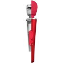 Caresse Compact Massage par vibration 25 cm Rouge