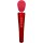 Caresse Compact Massage par vibration 25 cm Rouge
