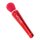 Caresse Compact Massage par vibration 25 cm Rouge