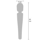 Caresse Compact Wand Massager 25 cm Black