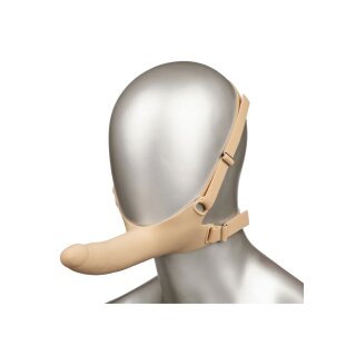 CalExotics Silicone Strap-On Dildo with Headband Black 14 cm
