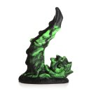 XR Brands Glowzilla Glow-in-the-Dark Silicone Dildo Green/Black 16,2 cm