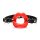 XR Brands Juicy Lips Silicone Open Mouth Gag Red