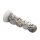 XR Brands Tower of Doom Silicone Dildo Grey 17 cm