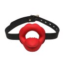XR Brands Sissy Vibrating Mouth Gag Red