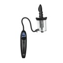 XR Brands Rosebud Driller Deluxe Set  Vibrating Silicone Rosebud Pump Transparent