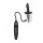 XR Brands Rosebud Driller Deluxe Set  Vibrating Silicone Rosebud Pump Transparent