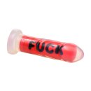 XR Brands FUCK Silicone Dildo Red 18,5 cm