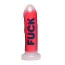 XR Brands FUCK Silicone Dildo Red 18,5 cm