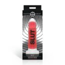 XR Brands SLUT Silicone Dildo Red 18,5 cm