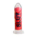 XR Brands SLUT Silicone Dildo Red 18,5 cm
