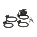 XR Brands Bull Chastity Cage Black