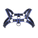 XR Brands Bulldog Harness Blue