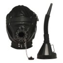 XR Brands Degraded Sensory Deprivation Hood with Funnel Black