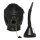 XR Brands Degraded Sensory Deprivation Hood with Funnel Black