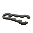 XR Brands Trapped Wrist and Ankle Stocks Black