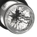 Curve Toys Auto Spin Masturbador Giratorio y de Impulso Transparente/Negro