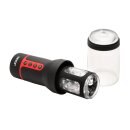 Curve Toys Auto Spin Masturbador Giratorio y de Impulso Transparente/Negro