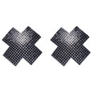 Cottelli Collection Nipple Jewellery cross black