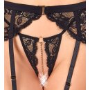 Abierta Fina Top Suspender Set M