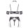 Abierta Fina Top Suspender Set M