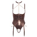 Abierta Fina Hebebody brownish M