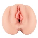 Realistixxx sucking and vibrating masturbator beige