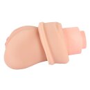 Realistixxx sucking and vibrating masturbator beige