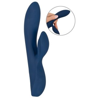 Magic Shiver Rabbit Vibrator Blue 20 cm