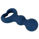 Magic Shiver Heart-Shaped Anal Plug Blue 2.9 cm